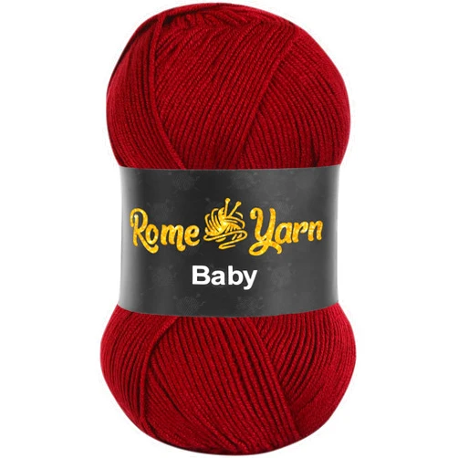 Rome Yarn Baby Yarn #3 Light Worsted DK Anti-Pilling Acrylic Yarn for Knitting and Crochet (1 Pack, 110)