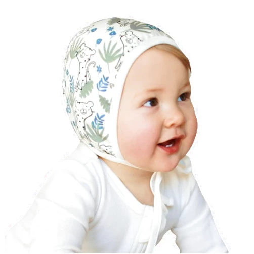 KLUSHA Bamboo and Cotton Double Sided Baby Beanie for Newborns Hospital Hat Reversible Breathable All Seasons Bonnet