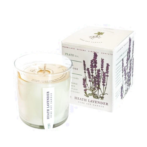Kobo Candles Heath Lavender Soy Candle with Plantable Box