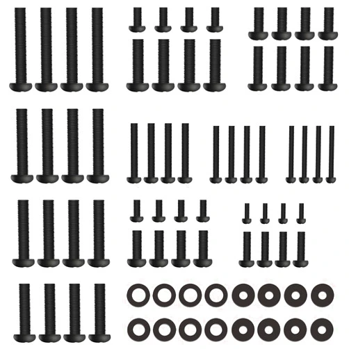 PERLESMITH Universal TV Mounting Hardware Kit Fits Most TVs, includes M4, M5, M6 and M8 TV Screws, Washers and Spacers for TV and Monitor Mounting up to 80 inches, PSUHP