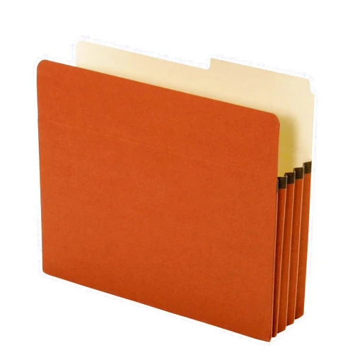 Pendaflex Globe-Weis/Pendaflex Standard File Pockets, 2/5 Cut Tab, 3.5-Inch Expansion, Letter Size, Brown, 25 Pockets Per Box (63088)