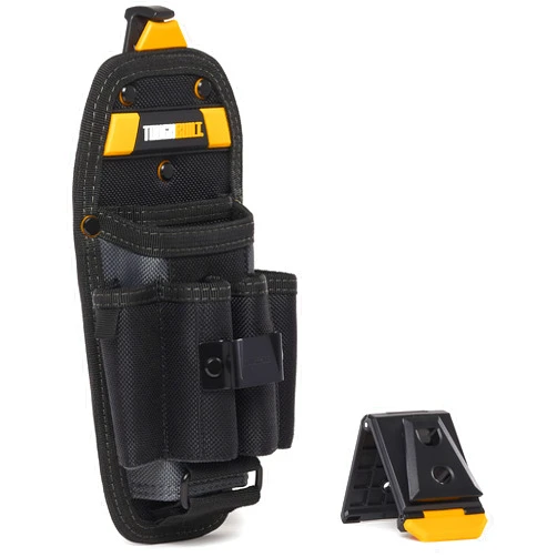 ToughBuilt - Technician Pouch - Pockets & Loop, Adjustable Holster, Snug-fit Screwdriver Loops, Secure Multi-Tool Holder Accessory (ClipTech ™ Hub Included)