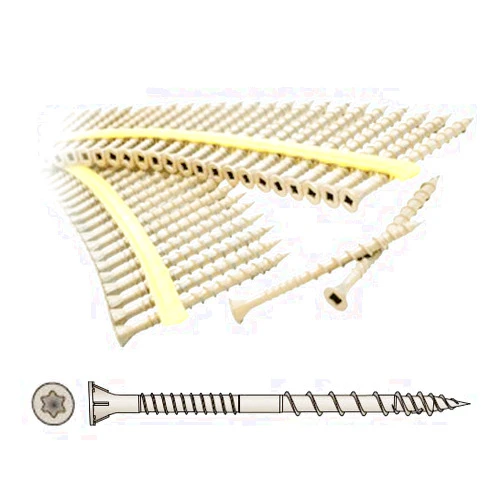 Simpson Strong-Tie Simpson Strong Tie DSVT212S #10 2-1/2 DSV Wood Screw with Quik Guard (Tan) T-25 (1000 per Box) by Simpson Strong-Tie