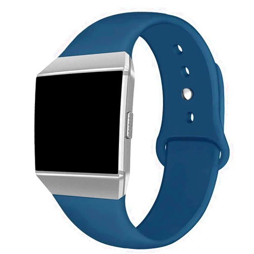 NAHAI Compatible with Fitbit Ionic Bands, Soft Silicone Replacement Strap Accessories Breathable Wristbands for Fitbit Ionic Smart Watch, Large Small