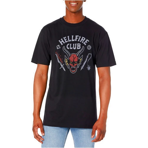 Stranger Things Men's Big & Tall Hellfire Cut T-Shirt