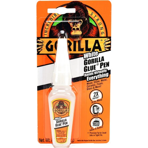 Gorilla White Glue Pen, Waterproof.75 Ounce Precision Tip Bottle, White, (Pack of 1) [Gorilla] - Exclusive Edition…