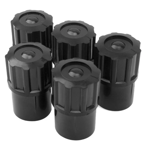 Yootones 5Pcs Yootones Plastic Tenor Saxophone End Plug Compatible with Tenor Saxophone Replacement Parts (Black)