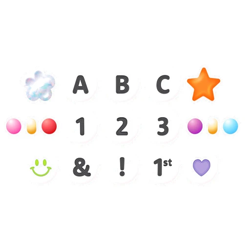 Teacher Created Resources Friendship Beads Circle Letters (TCR6622)