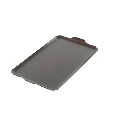 Nordic Ware Two Burner Griddle, 10.3 x 17.4 inches, Non-Stick, Black