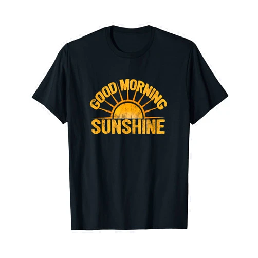 70s Disco Funk Vintage Retro Gifts Good Morning Sunshine 1970s Vintage Disco Retro Funk Gift Men Women Girls Kids T-Shirt