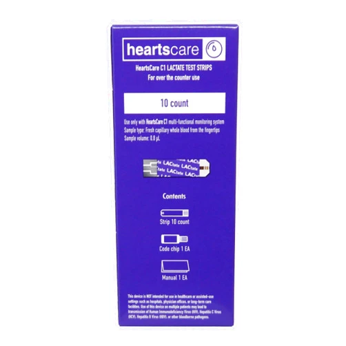 Hearts Bio HeartsCare Lactate Strips - 10 count
