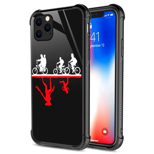 CARLOCA Compatible with iPhone 11 Case,Stranger Bikes iPhone 11 Cases for Girls Boys,Graphic Design Shockproof Anti-Scratch Hard Back Case for iPhone 11