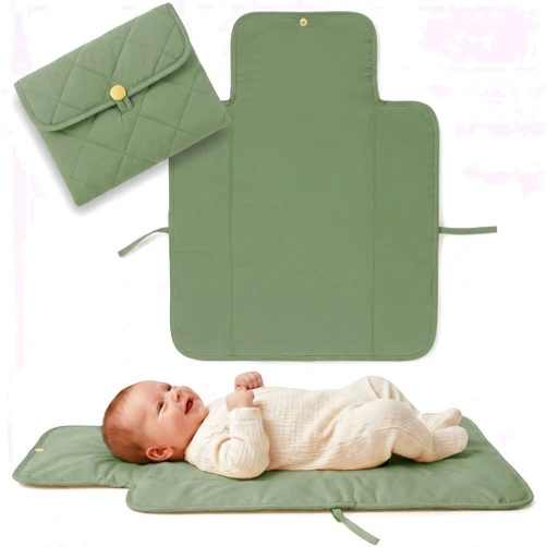 ZICOTO Portable Diaper Changing Pad - Soft and Easy to Clean Diaper Changing Mat for Babies - The Perfect Lightweight and Foldable Pad for Traveling