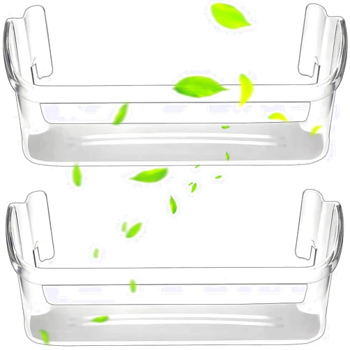 LFORBB UPGRADE 240323002 Refrigerator Door Shelf Bin Replacement Part, Compatible with Frigidaire FGHS2631PF4A, FGHS2655PF5A, FGHS2655PF4, DGUS2645LF6A,FGUS2642LF2 AP2115742 Fridge Side Bottom Shelf 2 Pack