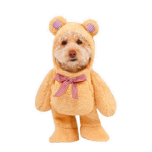 Rubies Walking Teddy Bear Pet Costume, Small for Themed Parties and Halloween