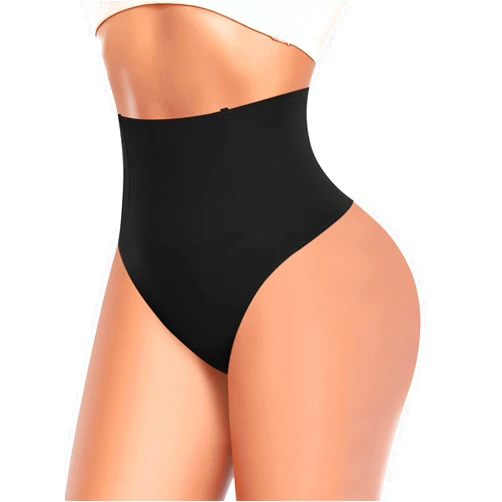 Werena Tummy Control Thong Shapewear for Women High Waist Shaping Underwear Seamless Thongs Panties