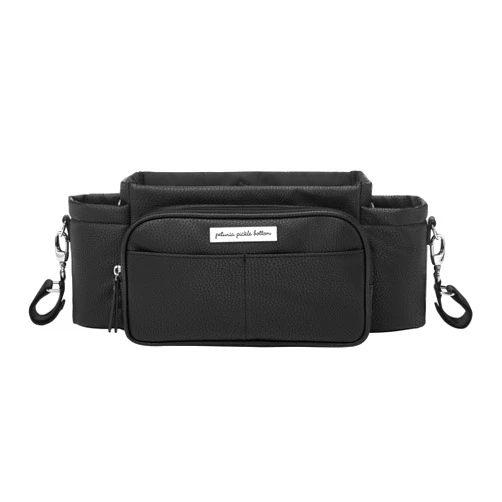 Petunia Pickle Bottom Wander Stroller Caddy | Perfect Baby Caddy to Keep Everything Organized | Multiple Carry Positions | Fits Most Strollers - Ebony
