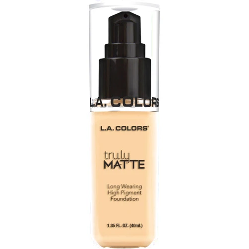 L.A. COLORS Truly Matte Foundation, Porcelain CLM351