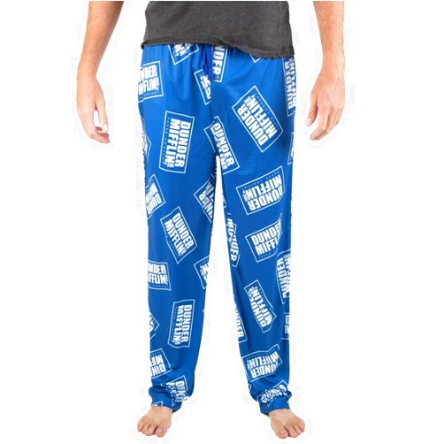 Bioworld The Office Blue AOP Dunder Mifflin Sleep Pajama Pants