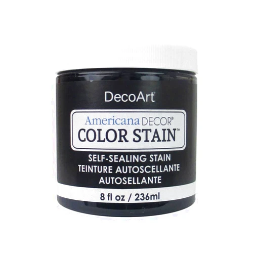 Decoart 8ozBlack Americana Decor Color Stain 8oz Black