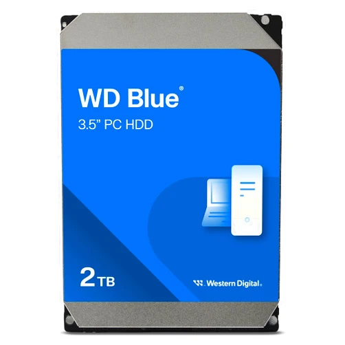 Western Digital 2TB WD Blue PC Internal Hard Drive - 7200 RPM Class, SATA 6 Gb/s, 256 MB Cache, 3.5
