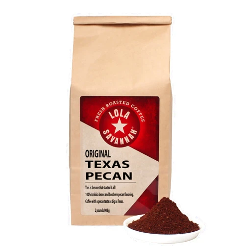 Lola Savannah Texas Pecan Ground Caffeinated Coffee, 2lb, 1 Pack