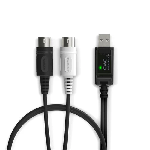 CME U2MIDI Pro - High-Speed USB MIDI Cable with Filter and Mapper - Plug & Play USB-to-MIDI Interface for Computer/Laptop/PC to MIDI Instrument/Device - 6.5ft