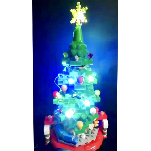 My Pet Elephant Shining Blocks LED Lighting Kit for Lego 40338 Christmas Tree
