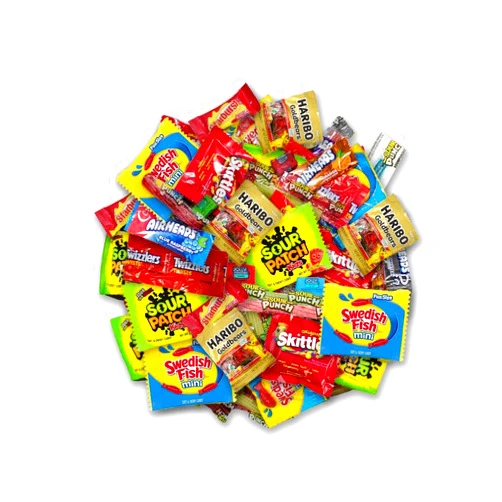 The LakeHouse Twizzlers Airheads Bulk Gummy Candy - 4 Pounds - Sour Patch Kids - Haribo Gummy Bears - Jolly Rancher Gummies - Skittles Bulk - Pinata Candy Variety Pack - Fun Size Assorted Candy from The LakeHouse