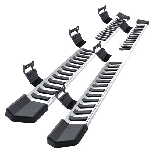 COMNOVA AUTOPART COMNOVA Pair Running Board Nerf Bar for 15-24 Ford F150 Crew Cab(4 Full Size Doors) Side Steps,Width 6 Inches V Style (15-20 Ford F150 Superduty Crew Cab)