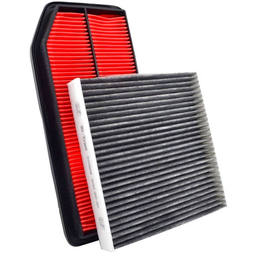 Bi-Trust Engine and Cabin Air Filter kit,Replace Fram CA10015,CF10134,Compatible with Honda Ridgeline 3.5L 2006-2014,2-Pack