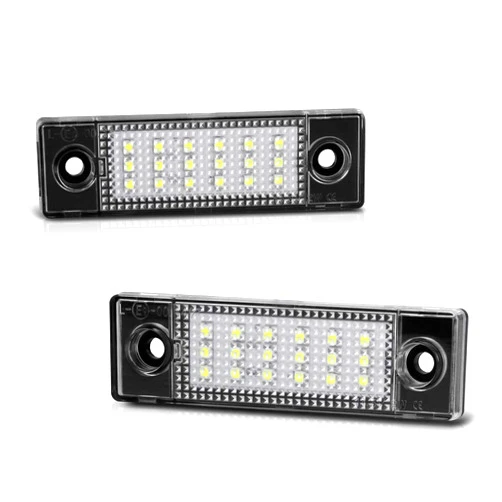 VIPMOTOZ Full LED License Plate Light Tag Lamp Assembly Replacement Pair For Chevy Cruze Limited Spark - 6000K Diamond White, 2-Piece Set