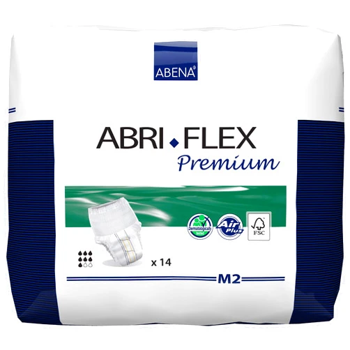 Abena Abri-Flex Premium Protective Underwear, Level 2, (Small To Extra Large Sizes) Medium, 14 Count Medium  14