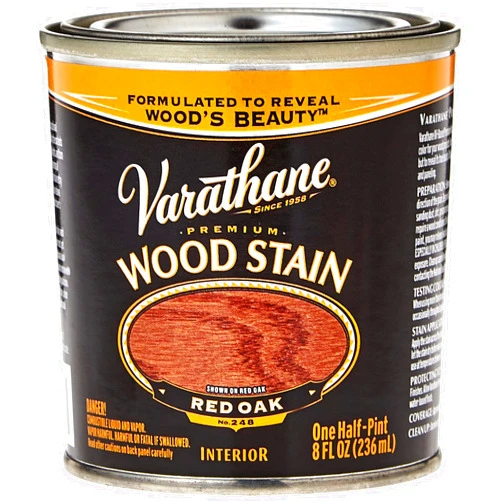 Varathane 211800 Premium Wood Stain, Half Pint, Red Oak