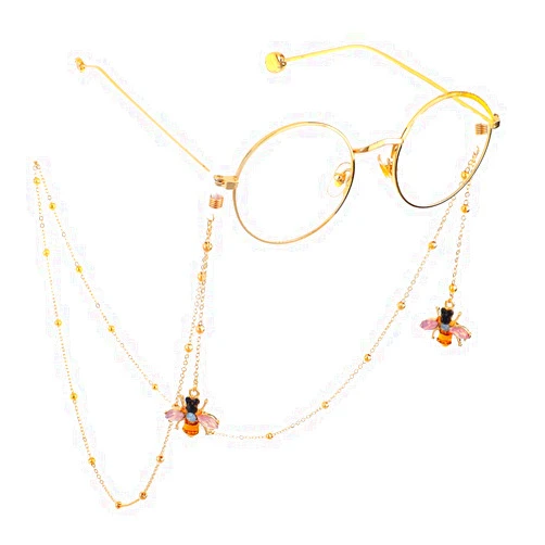 Sopaila Reading Glasses Butterfly Chain Eyeglass Chains and Cords for Women Sunglasses Holder Strap Lanyards