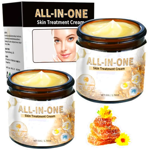 Dssuoa 2Pcs All-In-One Skin Cream,Bee Venom Cream, New Bee Venom Cream, Professional Bee Venom Repair Cream, Natural Skin Moisturizer,Bee Venom for All Skin Types