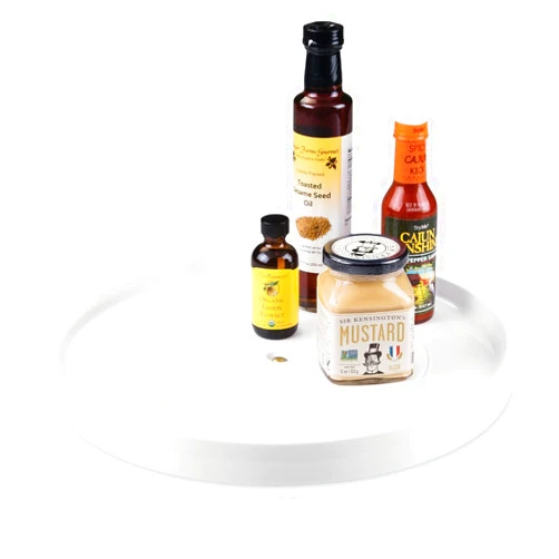 InterDesign iDesign Linus Lazy Susan Turntable Spice Organizer Rack for Kitchen Pantry, Cabinet, Countertops - 14