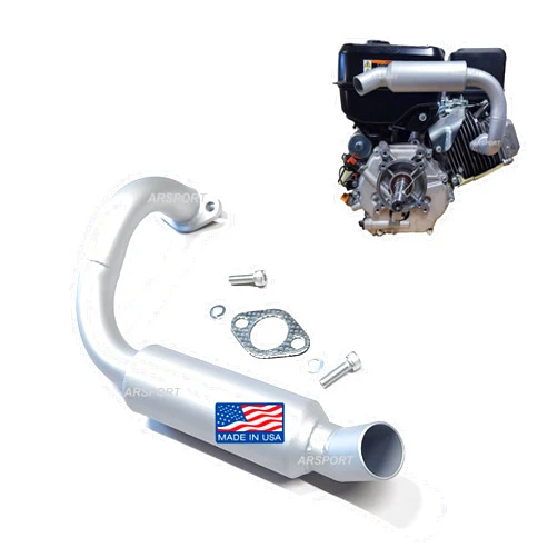 ARSPORT Exhaust Muffler pipe Compatible with Predator Max 459 Surface Drive Motor, mud motors, river boats.