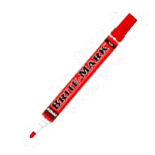 DYKEM BRITE-MARK Medium Tip Paint Marker, Red