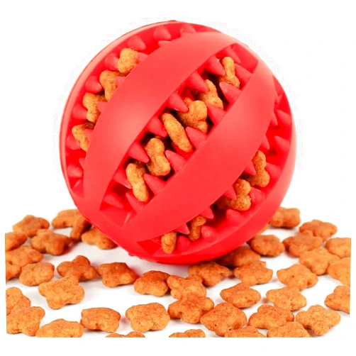 Generic Dog Treat Toy Ball for Teeth - Interactive Dog Chew Toys for Treat Dispensing - Toys Small Medium Breed Dog - Durable Puppy Toys for Teething Small Dogs - IQ Training Ball