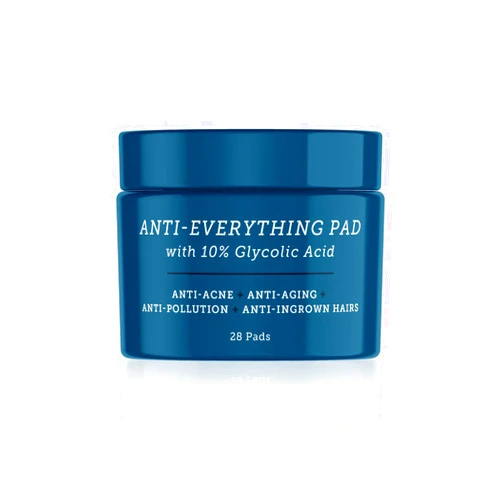 Oars + Alps Anti Everything Pads and Blackhead Remover, Dermatologist Tested Facial Cleanser with Glycolic and Salicylic Acids, Biodegradable, 28 Count