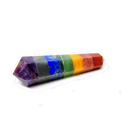 Orgonite Shop Magic Merlinite Crystal Obelsik - Indigo Gabbro Wands - Mystic Wish Crystals - Energy Crystals - Love Stone - Meditation Crystal (Seven Chakra Vogel)