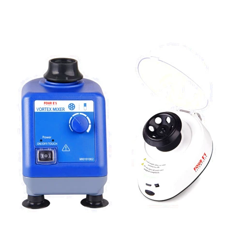 FOUR E'S SCIENTIFIC Laboratory Vortex Mixer with Mini Centrifuge 5400rpm