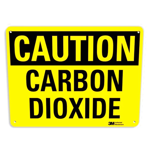 SmartSign “Caution - Carbon Dioxide” Sign | 10