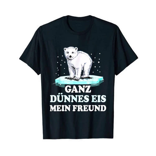 Eisbär Tshirt Polar Arktis Nachthemd Bear Kinder Eisbär T-Shirt Pyjamas Costume Ice Age Cold Alaska Children T-Shirt