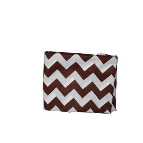Baby Doll Babydoll Bedding Chevron Cradle Sheet, Brown, 18
