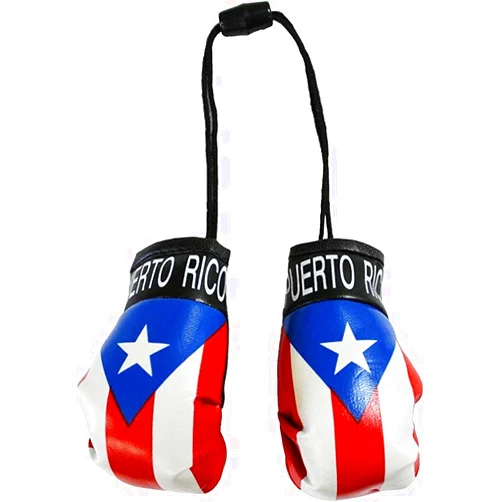 Artisan Owl Puerto Rico Mini Boxing Gloves