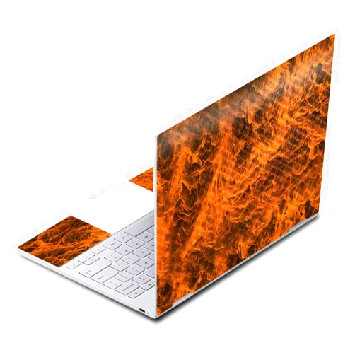 MIGHTY SKINS MightySkins Carbon Fiber Skin for Google Pixelbook - Burning Up | Protective, Durable Textured Carbon Fiber Finish | Easy to Apply, Remove, and Change Styles | Made in The USA