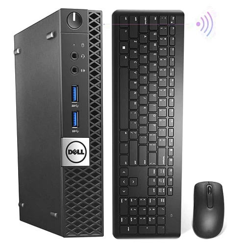 Dell Mini PC OptiPlex 7040 Micro Desktop,i7 6700T Quad Core Up to 3.60GHz,32GB DDR4 512GB M.2 NVMe SSD,AX210 Built-in WiFi 6E + Bluetooth 5.2,HDMI Windows 10 Pro,Wireless Keyboard & Mouse (Renewed)