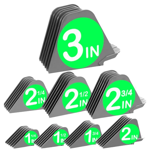 CR8GR8 3 Inch Hair Clipper Combs Guides, Hair Clipper Guards 1 & 1/4